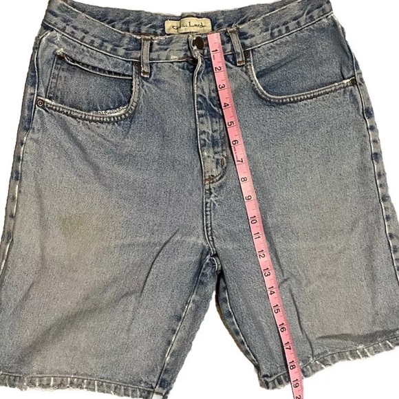 Vintage GreatLand Denim Jean Shorts Mens 32 Relaxed Cotton Y2K Late 90s - Picture 2 of 8